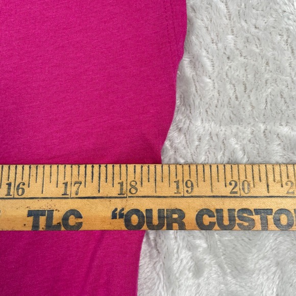 Talbots Women's Medium Pink Sleeveless Top with Shoulder Buttons - Picture 5 of 6